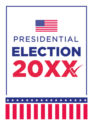 Custom Outdoor Yard Signs Multiple Sizes Presidential Election