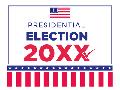 Custom Outdoor Yard Signs Multiple Sizes Presidential Election