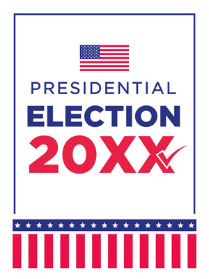 Custom Outdoor Yard Signs Multiple Sizes Presidential Election