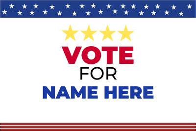 Custom Outdoor Yard Signs Multiple Sizes Vote