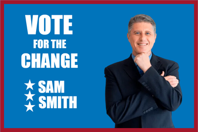 Custom Outdoor Yard Signs Multiple Sizes Vote for the Change