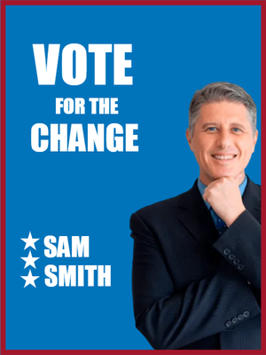 Custom Outdoor Yard Signs Multiple Sizes Vote for the Change