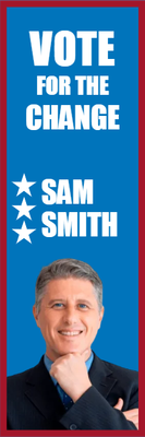 Custom Outdoor Yard Signs Multiple Sizes Vote for the Change