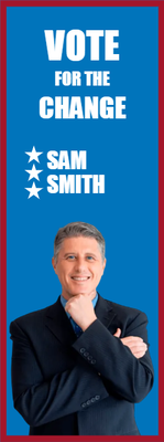 Custom Outdoor Yard Signs Multiple Sizes Vote for the Change