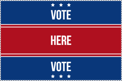 Custom Outdoor Yard Signs Multiple Sizes Vote