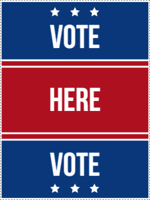 Custom Outdoor Yard Signs Multiple Sizes Vote