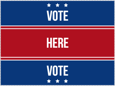 Custom Outdoor Yard Signs Multiple Sizes Vote
