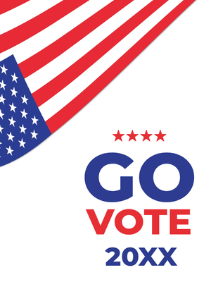 Custom Outdoor Yard Signs Multiple Sizes Go Vote