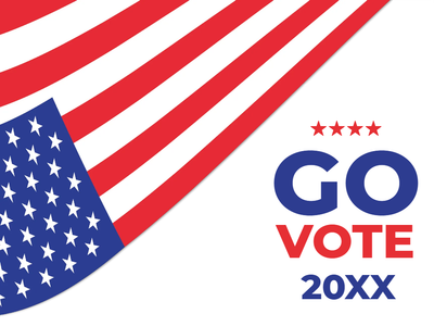 Custom Outdoor Yard Signs Multiple Sizes Go Vote