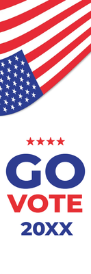 Custom Outdoor Yard Signs Multiple Sizes Go Vote