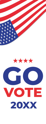 Custom Outdoor Yard Signs Multiple Sizes Go Vote