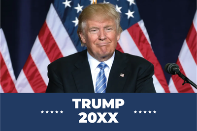 Custom Outdoor Yard Signs Multiple Sizes Trump President 20XX