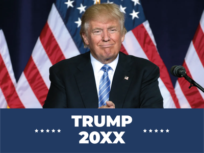 Custom Outdoor Yard Signs Multiple Sizes Trump President 20XX