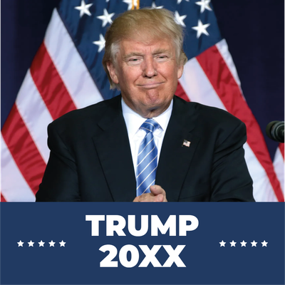 Custom Outdoor Yard Signs Multiple Sizes Trump President 20XX