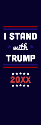 Custom Outdoor Yard Signs Multiple Sizes Stand With Trump