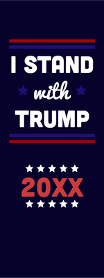 Custom Outdoor Yard Signs Multiple Sizes Stand With Trump