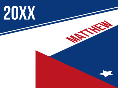 Custom Outdoor Yard Signs Multiple Sizes White Matthew 20XX