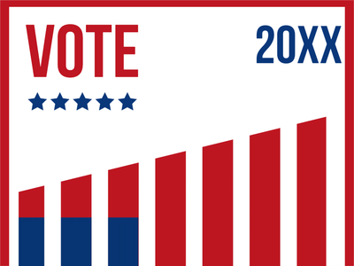 Custom Outdoor Yard Signs Multiple Sizes Vote 20XX