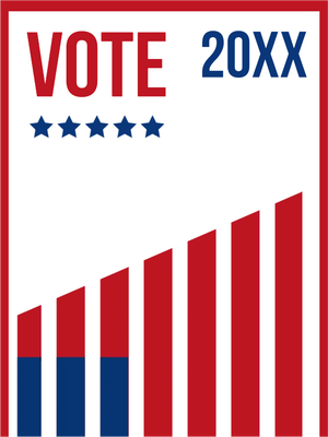 Custom Outdoor Yard Signs Multiple Sizes Vote 20XX