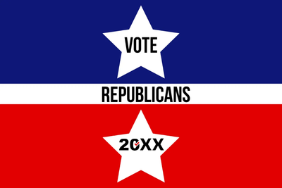 Custom Outdoor Yard Signs Multiple Sizes Republicans 20XX