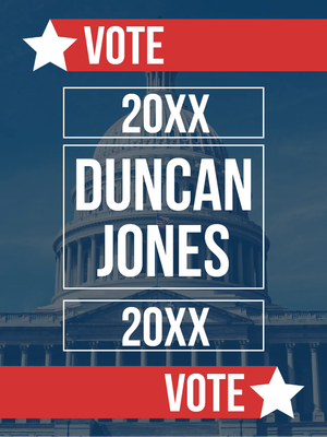 Custom Outdoor Yard Signs Multiple Sizes Vote Duncan Jones