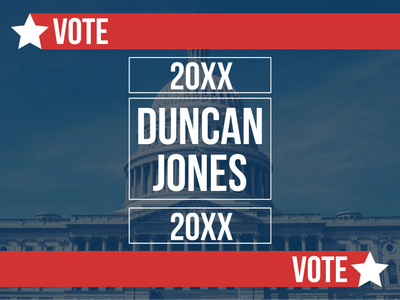 Custom Outdoor Yard Signs Multiple Sizes Vote Duncan Jones