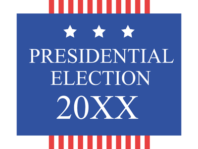 Custom Outdoor Yard Signs Multiple Sizes Presidential Election