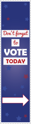 Custom Outdoor Yard Signs Multiple Sizes Vote Today