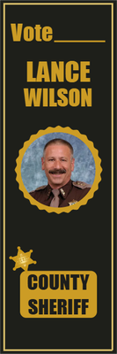 Custom Outdoor Yard Signs Multiple Sizes County Sheriff