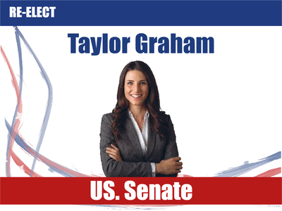 Custom Outdoor Yard Signs Multiple Sizes US Senate