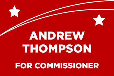 Custom Outdoor Yard Signs Multiple Sizes Thompson For Commissioner
