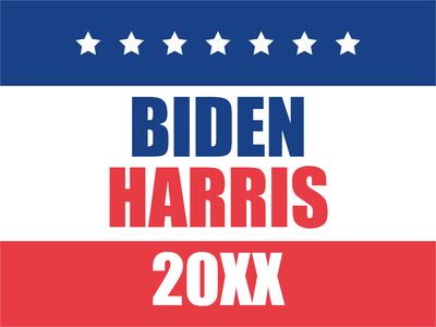 Custom Outdoor Yard Signs Multiple Sizes Biden Harris