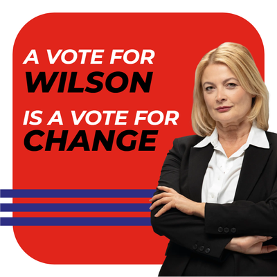 Custom Outdoor Yard Signs Multiple Sizes Vote for Wilson