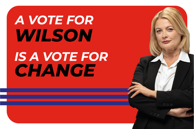 Custom Outdoor Yard Signs Multiple Sizes Vote for Wilson