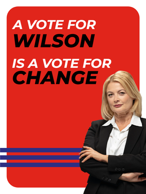 Custom Outdoor Yard Signs Multiple Sizes Vote for Wilson