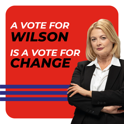Custom Outdoor Yard Signs Multiple Sizes Vote for Wilson