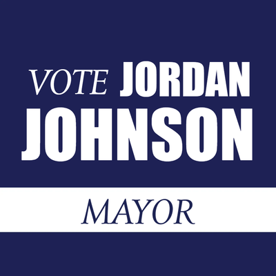 Custom Outdoor Yard Signs Multiple Sizes Johnson For Mayor
