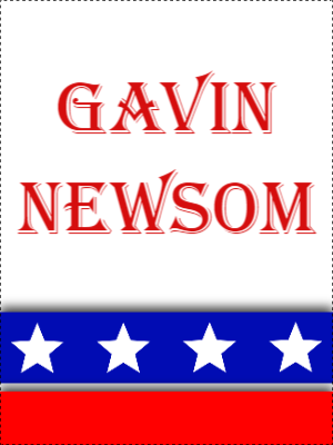 Custom Outdoor Yard Signs Multiple Sizes Gavin Newsom