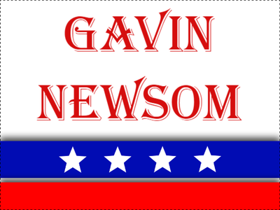 Custom Outdoor Yard Signs Multiple Sizes Gavin Newsom