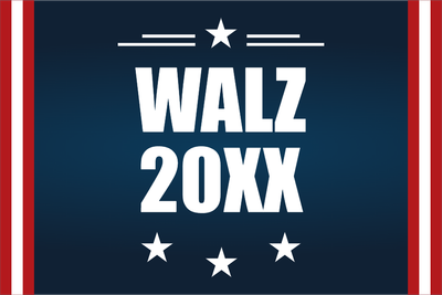 Custom Outdoor Yard Signs Multiple Sizes Vote Walz