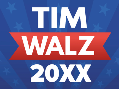 Custom Outdoor Yard Signs Multiple Sizes Tim Walz
