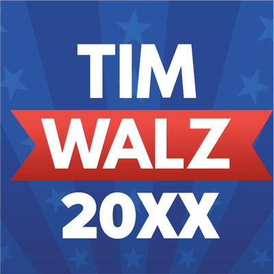 Custom Outdoor Yard Signs Multiple Sizes Tim Walz