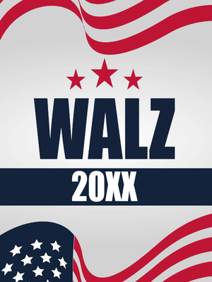 Custom Outdoor Yard Signs Multiple Sizes Vote Walz USA