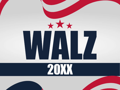 Custom Outdoor Yard Signs Multiple Sizes Vote Walz USA
