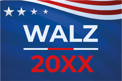 Custom Outdoor Yard Signs Multiple Sizes Vote For Walz