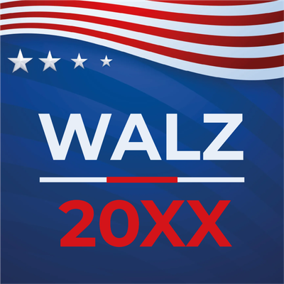 Custom Outdoor Yard Signs Multiple Sizes Vote For Walz