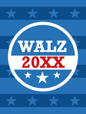Custom Outdoor Yard Signs Multiple Sizes Vice Walz