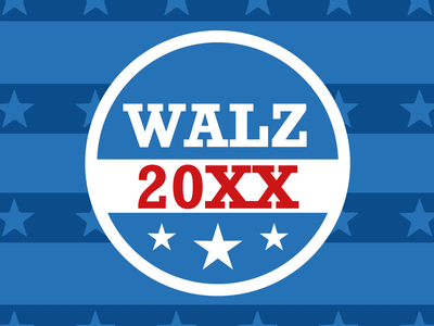 Custom Outdoor Yard Signs Multiple Sizes Vice Walz