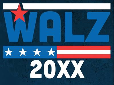 Custom Outdoor Yard Signs Multiple Sizes Tim Walz Vote