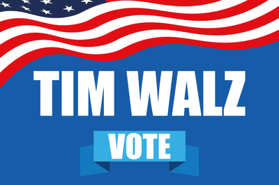 Custom Outdoor Yard Signs Multiple Sizes Tim Walz USA